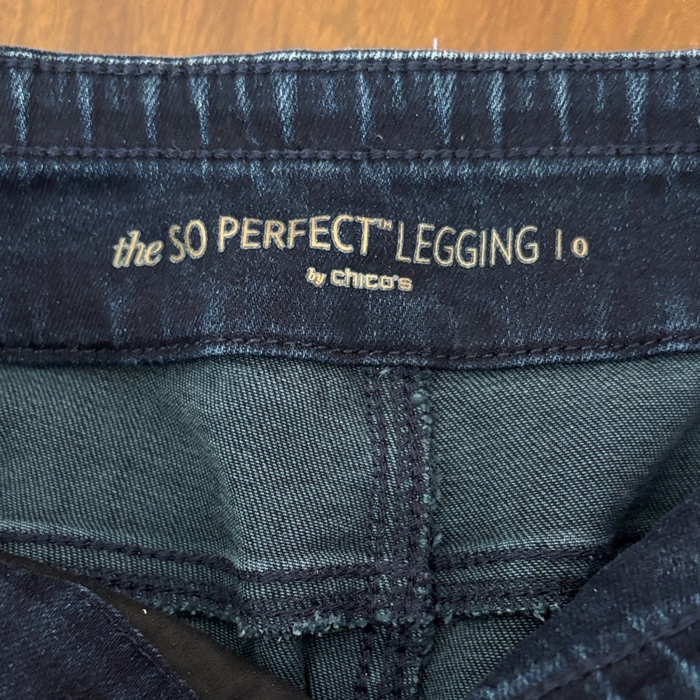 Chico's Dark Blue So Perfect Legging